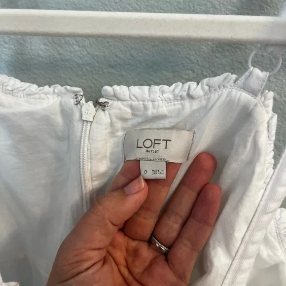 Loft white Womens dress - Picture 3 of 5